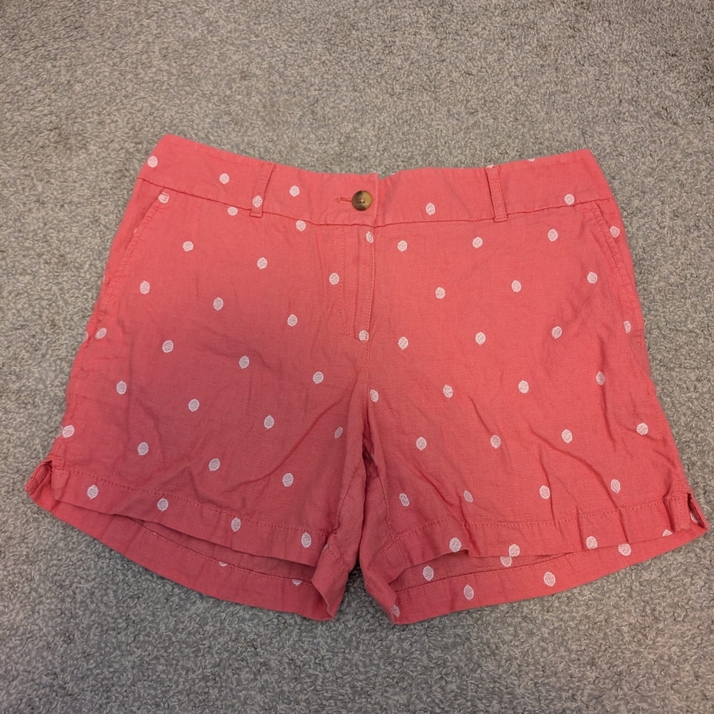 3 For $24 LOFT Coral Polka Dot Women's Shorts